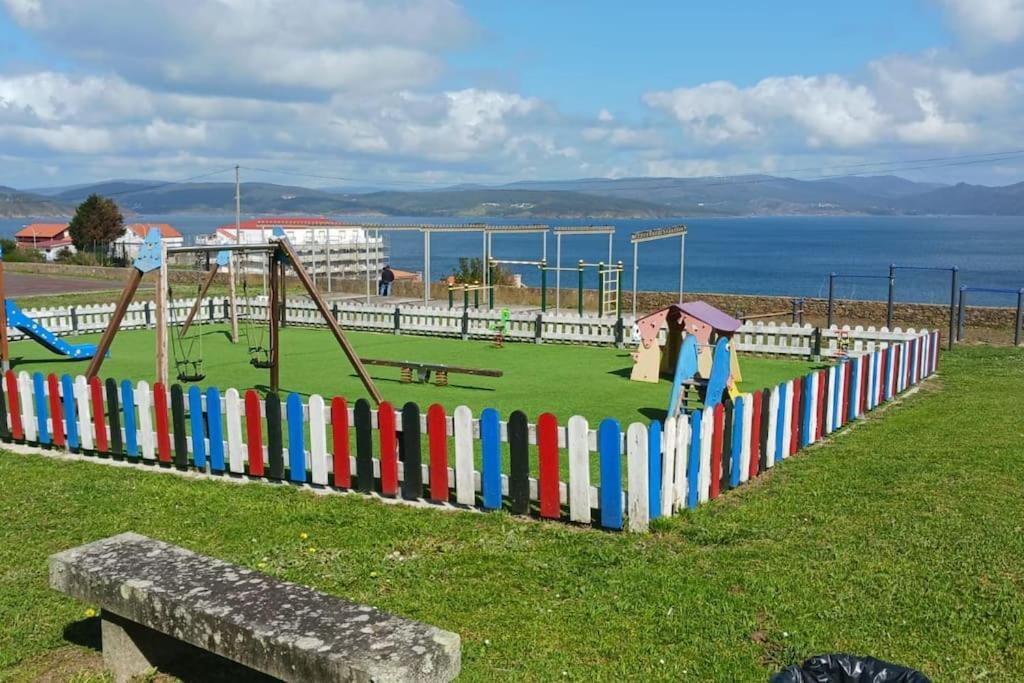 Casa Maria Con Jardin, Aparcamiento Y Vistas Al Mar Villa Finisterre Exterior foto